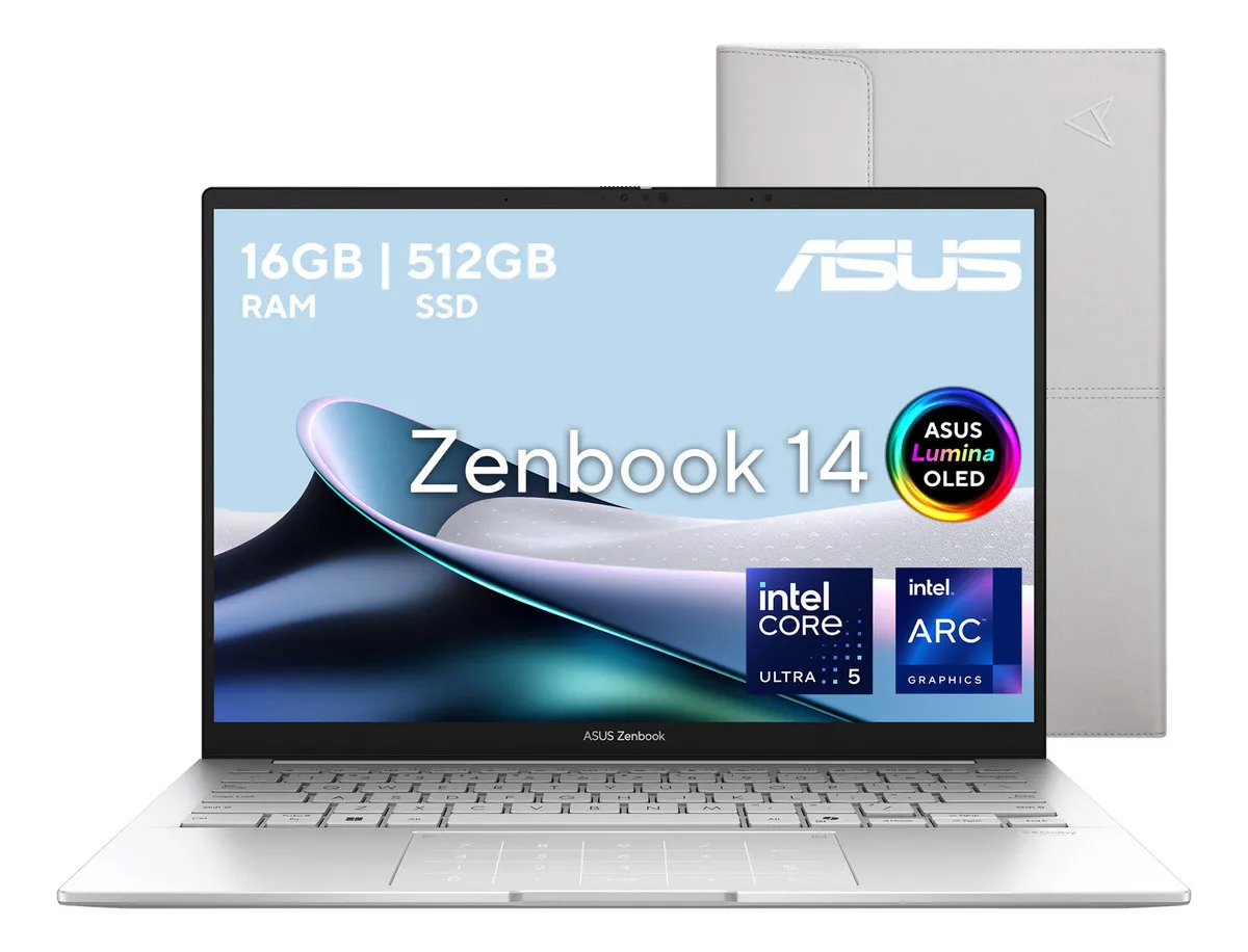 ASUS Zenbook 14 OLED Intel Core Ultra 5 16GB 512GB — Score 7.9/10 | ReseñaLibre