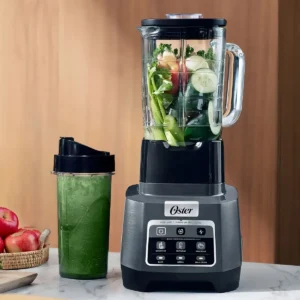 Oster BLSTKAG-BPB Licuadora Vaso de Vidrio Boroclass