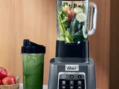 Oster BLSTKAG-BPB Licuadora Vaso de Vidrio Boroclass