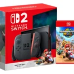 Consola Nintendo Switch 2 256gb Bundle Internacional Mario Kart World Juego Físico Negro