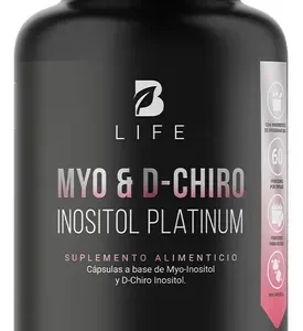 Myo Y D-chiro Inositol Con 240 Cápsulas Ratio 40:1 2000mg Por Porción | Apoya El Equilibrio, El Metabolismo Y El Bienestar Femenino | Suplemento Mujer | Más Porciones Por Bote | B Life Sin Sabor