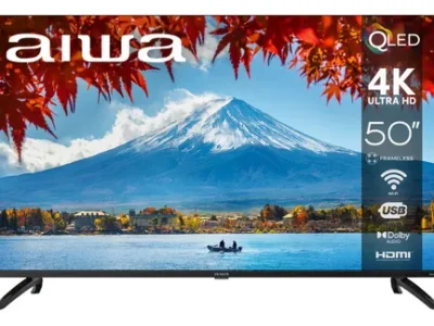 Pantalla Smart TV Aiwa Roku 50 Pulgadas QLED 4K Ultra HD
