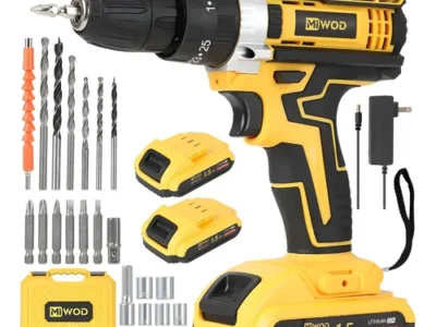 Los Mejores Taladros 2026 en México — Taladro Atornillador De Impacto Inalámbrico 21v 2 Batería Miwod Miw-dz99 Amarillo Gana