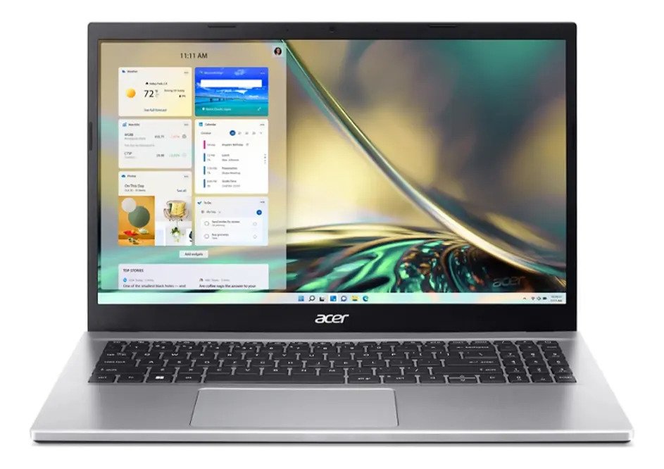 Laptop Acer Aspire A325-42 Ryzen 7 visto de lado